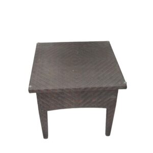 FLORIDA Βοηθ.Τραπεζάκι Wicker Καφέ