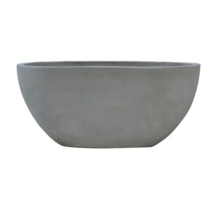 FLOWER POT-4 Cement Grey 76x34x32cm