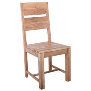 LIZARD MAX Καρέκλα Tραπεζαρίας Ξύλο Ακακία Φυσικό