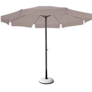 ΟΜΠΡΕΛΑ Σκελετός Αλουμινίου Βαφή Ανθρακί, Ύφασμα Μπεζ