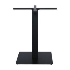PRATO Βάση Τραπεζιού Μέταλλο Βαφή Μαύρο, Cross 60x60cm (16,90kg)