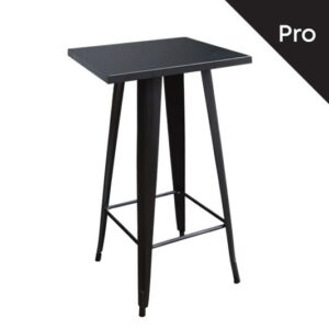 RELIX Τραπέζι Bar Μέταλλο Βαφή Μαύρο