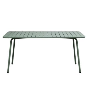 BRIO Slat Τραπέζι-Pro Κήπου - Βεράντας, Μέταλλο Βαφή Sandy Green 5635C
