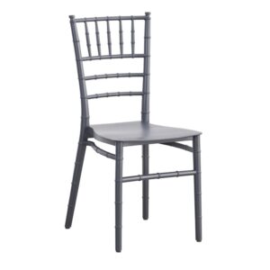 ILONA Καρέκλα-Pro Εστίασης - Catering Στοιβαζόμενη PP Ανθρακί