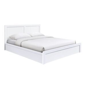 CALIBER Κρεβάτι Διπλό για Στρώμα 150x200cm, Απόχρωση Άσπρο