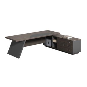 MASTER Γραφείο Δεξιά Γωνία, Απόχρωση Grey Walnut