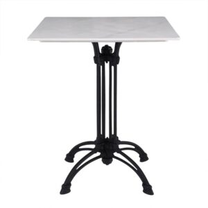 ΤΡΑΠΕΖΙ Sintered Stone-Μαντέμι Τετράνυχο, Επιφάνεια 11mm Απόχρωση White Marble