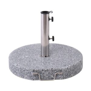 ΒΑΣΗ ομπρέλας στρογγυλή Γρανίτης/Inox #304 (40Kg)